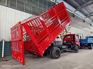 China Dongfeng <span class=keywords><strong>6X2</strong></span> Nuevo camión de transporte Camión volquete de barra alta Transmisión automática Cámara trasera de combustible diésel Venta de precio bajo de fábrica - Product Image 4