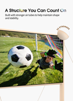 Nouvellement Design Wupro 250 pouces grand écran de projecteur de film en plein air 4K 16:9 PVC souple blanc mat CLR écran de Projection gonflable