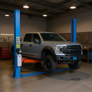 Pont élévateur pour voiture à 2 montants, capacité de 9000 lb, 220 V, moteur de 2,95 CV, hauteur de 74,8 pouces, pour élévateur automobile, berline, SUV, pick-up, garage à domicile, atelier de réparation - Product Image 2