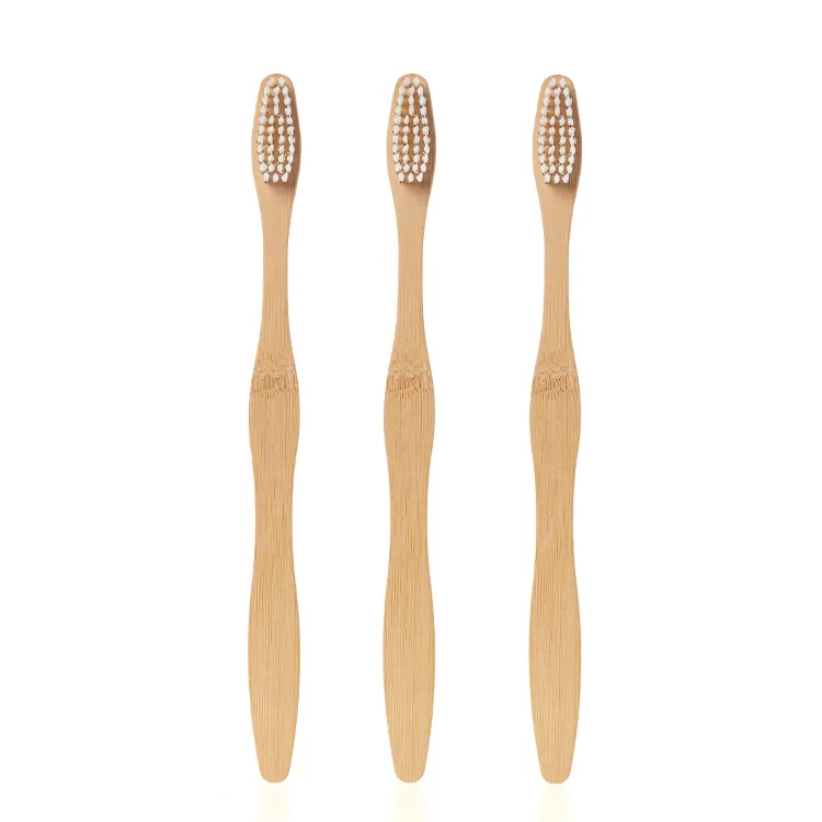 Cepillo de dientes de bambú de carbón vegetal Biodegradable, logotipo personalizado ecológico, fabricante de China