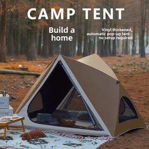 Carpa Triangular para Camping en <span class=keywords><strong>Playa</strong></span>, para las Cuatro Estaciones, Portátil, de Apertura Rápida, Automática, Sin Necesidad de Ensamblaje, de Tela Oxford - Product Image 2