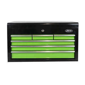 Cassetta degli attrezzi in metallo su misura con 6 cassetti e scomparto superiore in ferro impermeabile per la conservazione del Garage - Product Image 1