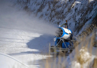 Nueva máquina automática para hacer nieve móvil central de copos de nieve artificiales para exteriores, pieza de repuesto gratuita