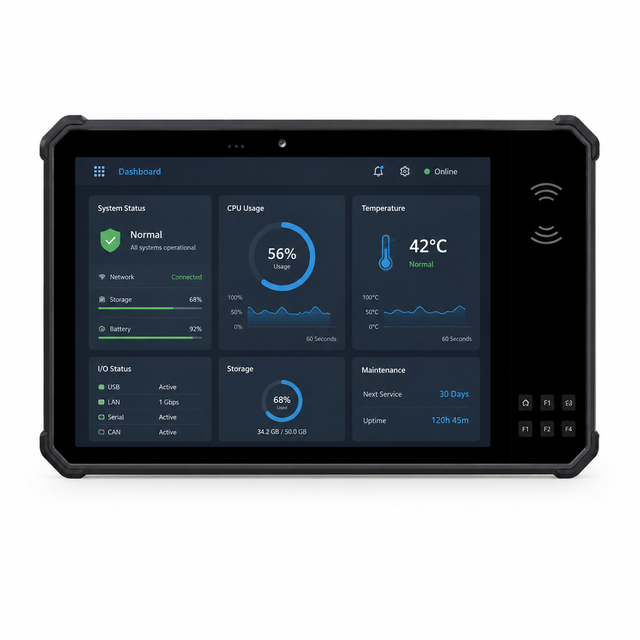 10 Inch Rugged Tablet IP68 Industrial Rugged Tablet PC MT6877 Multi System 4G 5G Supported