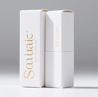 Boîtes d'emballage personnalisées en carton blanc à double insert pour rouges à lèvres, disponibles en différentes tailles pour les cosmétiques