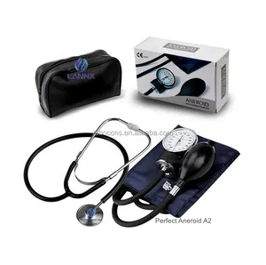 LANNX Perfect Aneroid A2 Cheapest price Medical Aneroid Sphygmomanometer With Stethoscope Manual Tensiometro estetoscopio