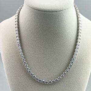 VVS Moissanite Bijoux Style Glacé Tennis Chaîne Fine Jewelry Hip Hop 925 Argent Diamant Tennis Chaîne Collier pour Hommes - Product Image 1