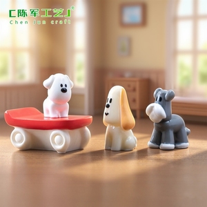 Nuevos productos transfronterizos de Weij: casa de muñecas con diseño de cachorro, accesorios decorativos para bricolaje, pequeño adorno de escritorio - Product Image 5