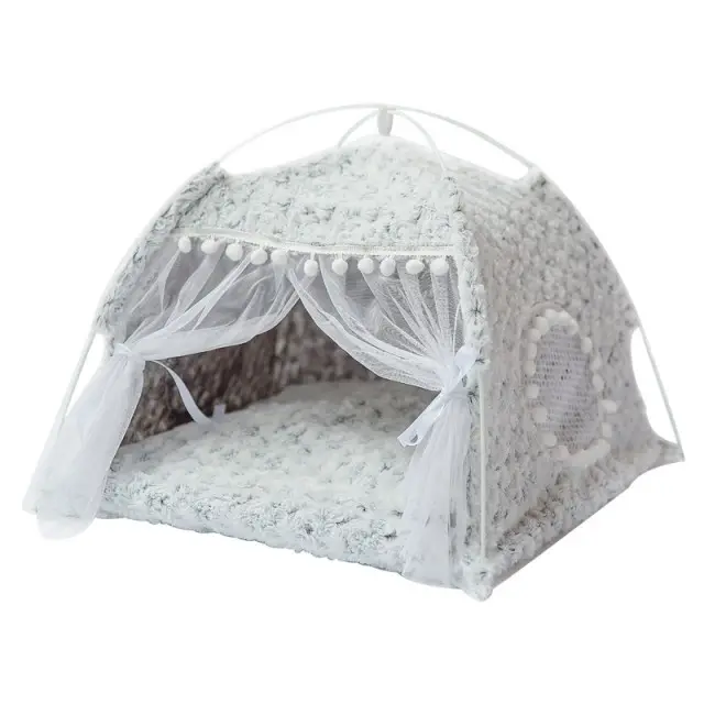 Général Tipi, hamac fermé et confortable avec étages, tente pour chat, lit et petite maison pour chien, peluche et matériau PP, produits pour animaux de compagnie