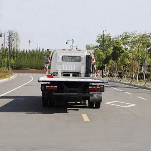 รถยกพ่วงแบบพื้นเรียบ Dongfeng 4X2 รุ่นใหม่ สำหรับกู้ยานพาหนะ ช่วยเหลือข้างทาง และลากจูงฉุกเฉิน - Product Image 6
