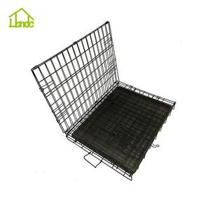 Açık metal taşınabilir katlanır köpek kafesi sandık taşıyıcı kapalı tel pet yavru katlama kafes kulübesi ücretsiz köpek kafesleri ve kasaları - Product Image 6