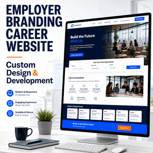 Conception et développement de sites web de carrière personnalisés pour les entreprises avec listes d'emploi, culture d'entreprise et histoires d'employés - Product Image 1