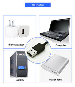 Anillo de luz LED regulable para selfies, lámpara de 26cm, 10 grados, ABS, 5V, cable USB, Control de Color RGB, cambiable, para <span class=keywords><strong>Facebook</strong></span> - Product Image 5