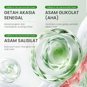 KORMESIC Certifié Bpom Vente en Gros 30g Réduit et Estompe les Marques d'Acné Prévient la Récurrence Gel Crème Visage Anti-Acné à la Caféine et à l'Huile d'Arbre à Thé - Product Image 3