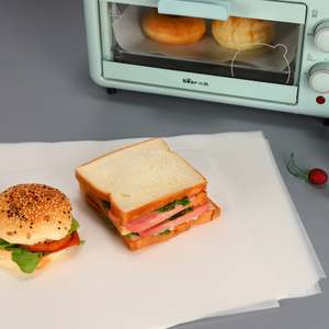 Papier sulfurisé double face enduit de silicone, usage général, pour pain, pizza, biscuits, pour la pâtisserie, utilisation dans l'industrie alimentaire, transfert de chaleur - Product Image 3