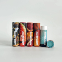 Emballages 100% biodégradables en carton pour déodorants en stick, tubes en papier kraft blanc, noir, brun pour baume à lèvres