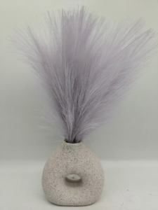 Hochwertige handgemachte Seide Pampa Reed Gras künstliche Blume Home Decoration Hochzeit Cross Border 4 Gabel Wind Simulation - Product Image 4