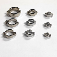 Bagues de patte d'oiseau pliables et durables en alliage de zinc, anneaux de pied pour perroquet, pinces pour pattes d'oiseau, taille 4-15, accessoires de bijoux pour animaux de compagnie