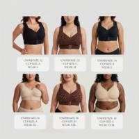 Soutien-gorge sans armatures pour femme, couvrant entièrement la poitrine, avec larges bretelles et soutien dorsal, confort quotidien sans coutures