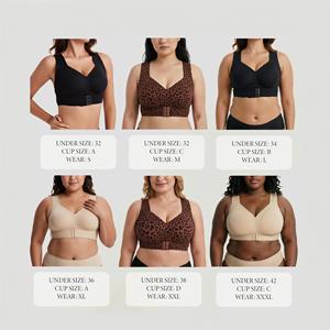<span class=keywords><strong>Reggiseno</strong></span> da donna senza ferretto <span class=keywords><strong>con</strong></span> copertura completa, <span class=keywords><strong>spalline</strong></span> <span class=keywords><strong>larghe</strong></span>, supporto per la schiena, senza cuciture, comfort quotidiano - Product Image 4