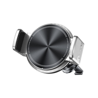 Dudukan Ponsel Mobil Magnetik Dual Mode Penjepit Ventilasi Udara Magnet N52 Kuat Rotasi 360 Anti Goyang Bracket Pengait untuk 4.7-7.2 Inci
