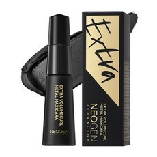 Neogen Extra Volume Curl Metal para rímel, juego de 10 piezas, forma de Gel resistente al agua negro con fibra, ingredientes herbales, maquillaje etiquetado - Product Image 1