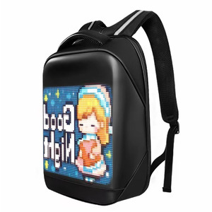 Quảng cáo hiển thị <span class=keywords><strong>LED</strong></span> Ba lô Màn hình hiển thị thông minh di động ledapp điều khiển ngoài trời <span class=keywords><strong>LED</strong></span> xách tay schoolbag quảng cáo - Product Image 2