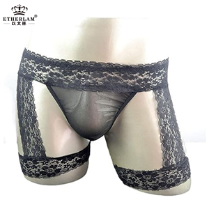 Free Size Sexy <strong>Men's</strong> Underwear Lace Gay Thong Sissy Panties <strong>c</strong> <strong>String</strong> <strong>Mens</strong> g <strong>String</strong> Thong <strong>for</strong> <strong>Men</strong> - Product Image 4