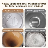 Tasse à mélanger automatique de 400 ml avec affichage de la température, rechargeable, anti-fuite avec couvercle, tasse à café électrique