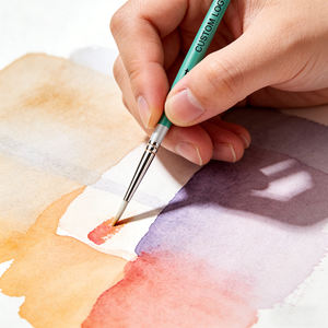 Juego de 9 Pinceles Profesionales Fontainebleau con Logotipo Personalizado para Pintura Artística, Mango de Madera Sintética, Pincel para Artistas - Product Image 5