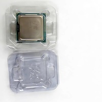 Boîte en plastique antistatique transparente en PET écologique pour le stockage et l'emballage des processeurs AMD AM4 AM5