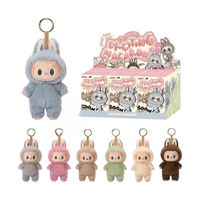 Wholesale 100% Original PopMart Labubu Exciting Macron V1 Blind Box <strong>Action</strong> <strong>Anime</strong> Figures 17cm Cute Mystery Box Toys