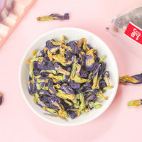 Sachets de thé aux fleurs de pois papillon séchées naturelles, détoxifiant du foie, protection de la vue, thé pour soulager la fatigue oculaire, thé aux herbes