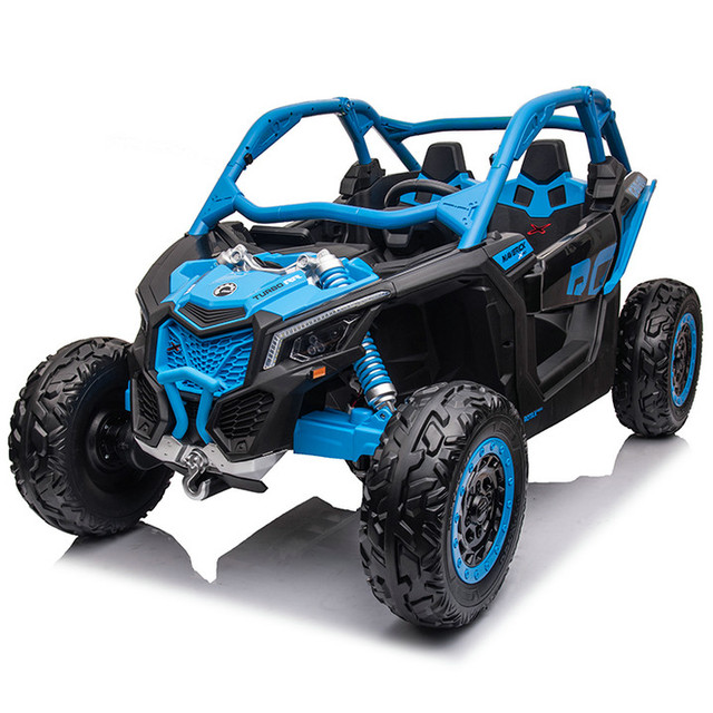 4x4 Licensed Can Am Maverick UTV 24V Kids Electric Ride on Car Off-Road UTV Toy 2 Seater with Remote