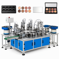Machine d'assemblage de palettes de fards à paupières QFW haute stabilité avec ligne d'assemblage PLC