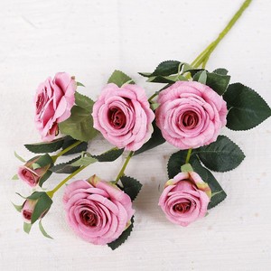 Ramo de Rosas Artificiales de 74.5cm, Flores de Seda de Alta Simulación, Decoraciones para Bodas, Arreglos Florales para Sala de Estar - Product Image 2