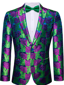 Traje Casual para Hombre con Estampado Polinesio Hawaiano, Diseño de Tatuaje Samoano, Blazer de Pana con Cuello en V, Estilo Formal de Negocios - Product Image 1