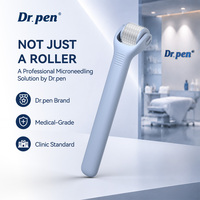 Dr Pen MCB192 Rouleau Derma pour le Cuir Chevelu, 192 Aiguilles en Acier Inoxydable, Rouleau de Microneedling pour la Croissance des Cheveux, Stimulation du Collagène, Boost de Sérum