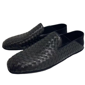 Zapatos de Hombre 100% Cuero Genuino, Mocasines Trenzados de Alta Calidad, Reversibles, Tallas Grandes 38-48, Pantuflas Planas de Lujo, Fábrica OEM - Product Image 2