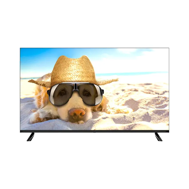 Anyu โทรทัศน์1080P สมาร์ท HD LCD LED TV พลังงานแสงอาทิตย์ DC TV 40นิ้ว TV 40"