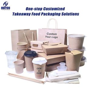 Custom Logo Disposable 500ml 750ml 1100ml 1300ml Craft <b>Paper</b> Salad <b>Bowls</b> Food Grade Biodegradable <b>Paper</b> <b>Bowls</b> for Noodles Salads - Product Image 5