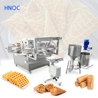 Machine à gaufres et cornets de crème glacée entièrement automatique HNOC pour usage commercial