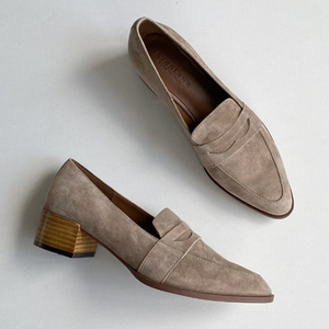 Mocassins en daim faits à la main pour femmes, chaussures plates décontractées, confortables pour la conduite, chaussures bateau tendance à enfiler - Product Image 3