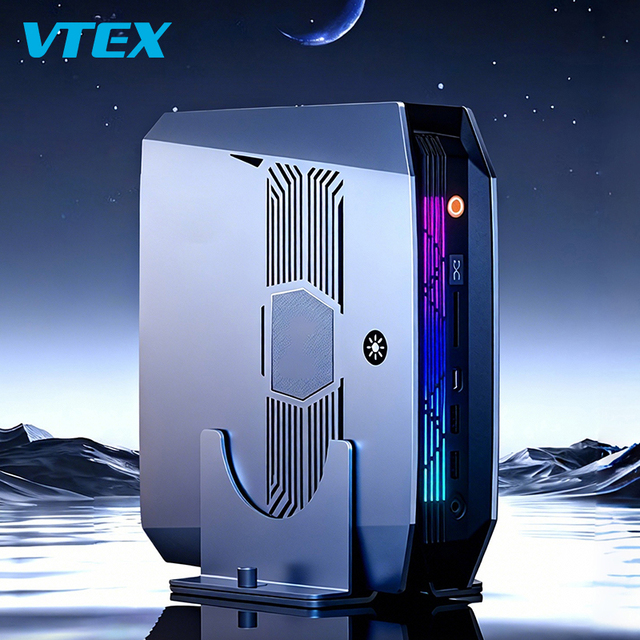 High Performance AI Computer 16 Cores Ryzen AI Max CPU Radeon 8060S GPU 128GB LPDDR5X Dual M.2 SSD Slots Edge AI Computing