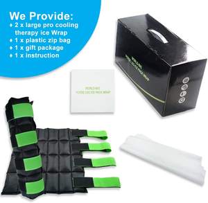 Kayme-bottes de glace pour batteries cheval, sac de 2 paquets, Gel de refroidissement, enveloppes, pour les blessures - Product Image 2