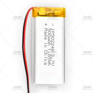 ביצועים גבוהים li פולימר סוללה 502248 500mAh נטענת עבור אוזניות ו-gps