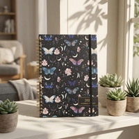 Carnet de planification hebdomadaire et mensuelle A5 portable, personnalisable, spirale, pour fournitures scolaires – Nouveauté 2027, Offre Spéciale