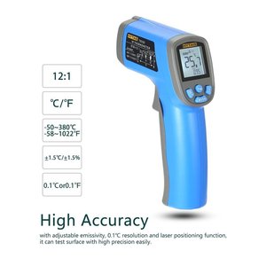数字红外激光传感器枪电路ABS工业测试用于地暖管温度记录OEM - Product Image 6