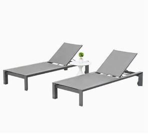 Chaise longue de <span class=keywords><strong>jardin</strong></span> en métal pour l'extérieur, lit de repos en aluminium, chaise de plage, <span class=keywords><strong>transat</strong></span> - Product Image 2