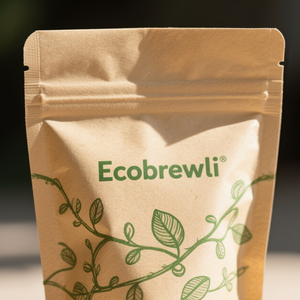 Impression numérique Sacs sachets kraft recyclés avec encoche déchirable et fenêtre Sac alimentaire thermoscellable à fermeture éclair - Product Image 5